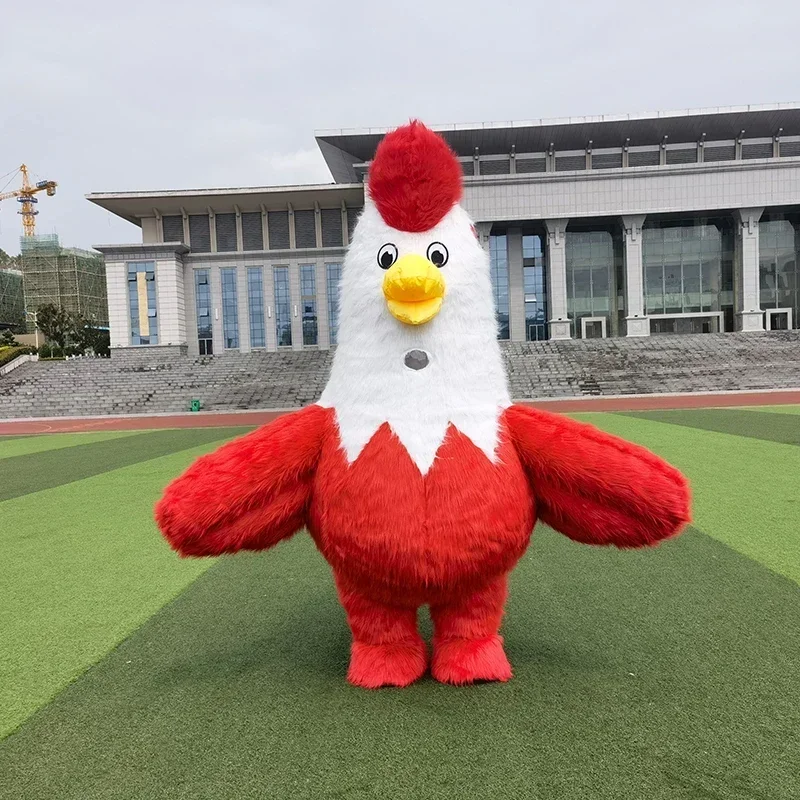 260cm Large Inflatable chicken Plush Cartoon character Mascot Costume Fancy Dress Party Advertising Ceremony Animal carnival