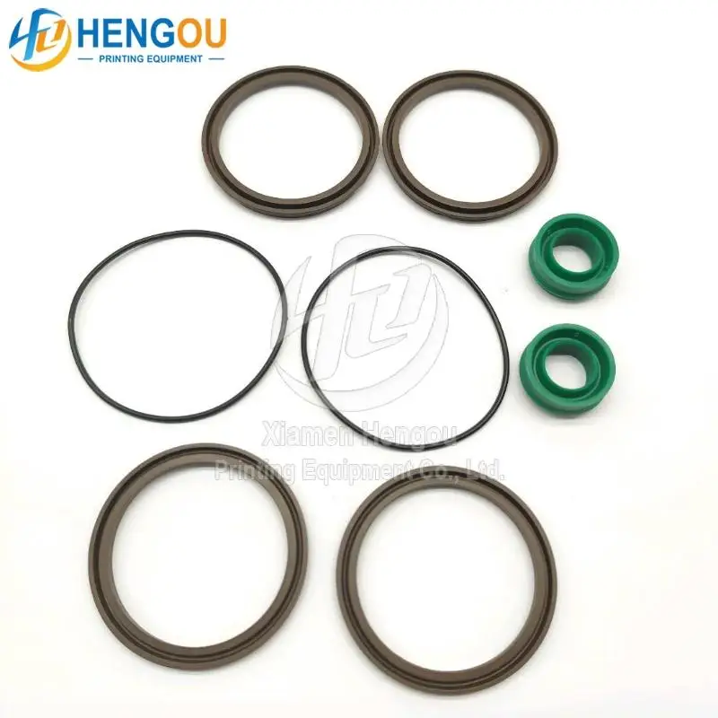 10 pieces one set one bag M2.184.1011 Seal Heidelberg SM52 SM74 Oil Seal Piston for Heidelberg Impression Pneumatic Cylinder