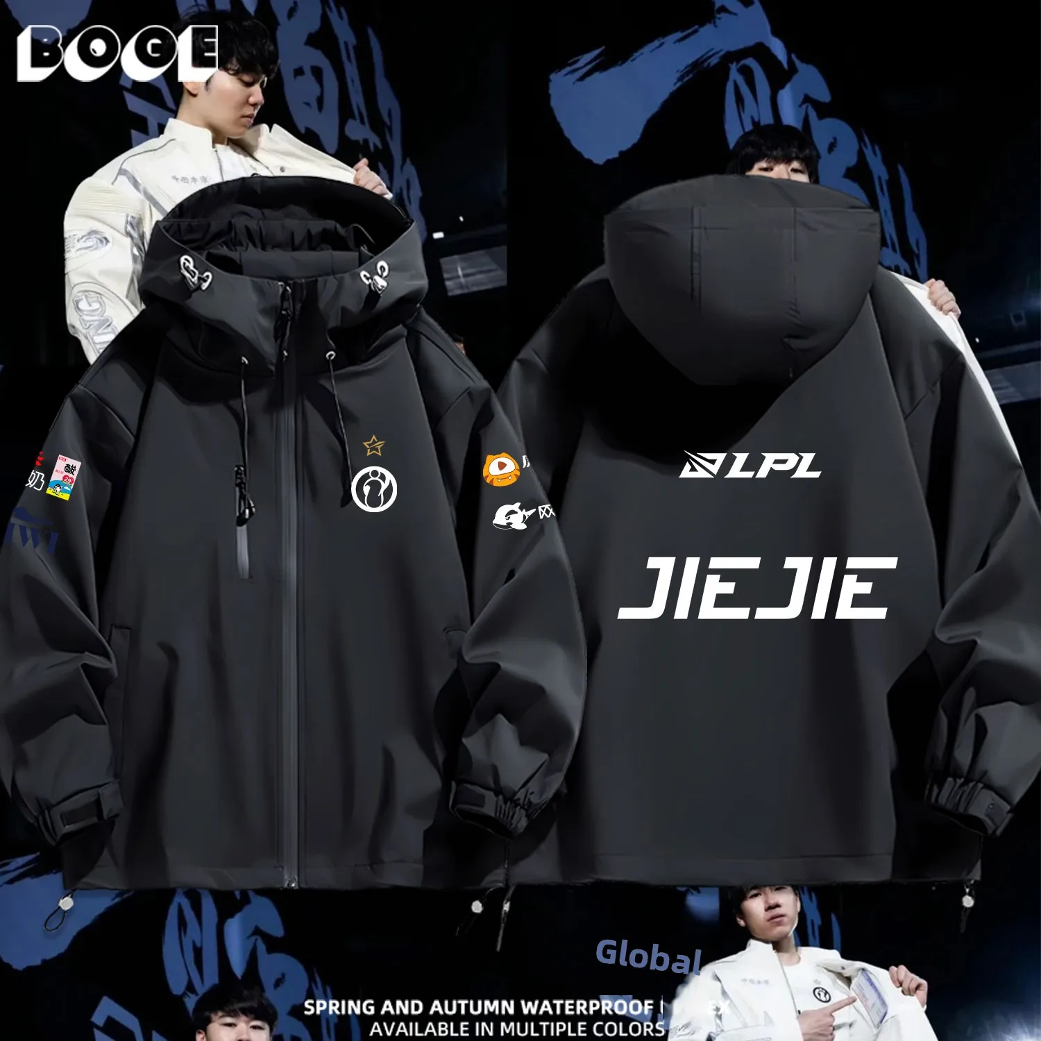 

Новая куртка IG T Jaet 2025 года с капюшоном, из полиэфирного волокна, повседневная, водонепроницаемая, для активного отдыха, для подростков