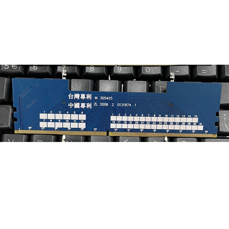 DDR4 ordinateur portable vers ordinateur de bureau adaptateur carte bleu Riser ordinateur portable SO-DIMM vers PC DIMM mémoire RAM connecteur DDR4 SODIMM vers DIMM adaptateur