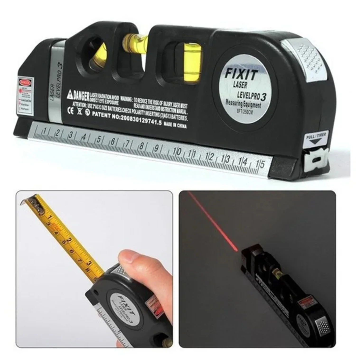 Professional High Precision Superior Laser Level Kit for Multipurpose Construction Projects - Essential DIY Tool with Cross Line