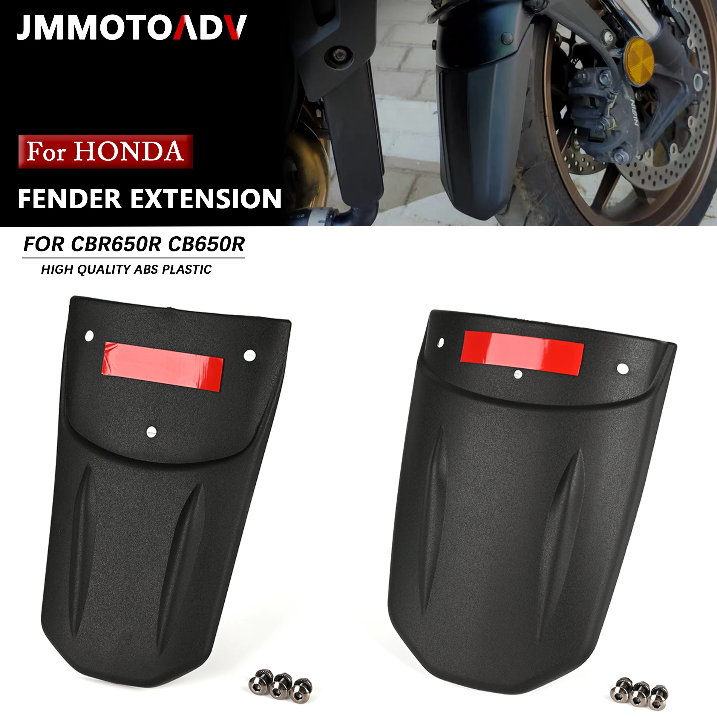For Honda CBR650R CB650R Motorcycle Front Rear Hugger Fender Extender Mudguard Extension Splash Guard Extension Cover Inner