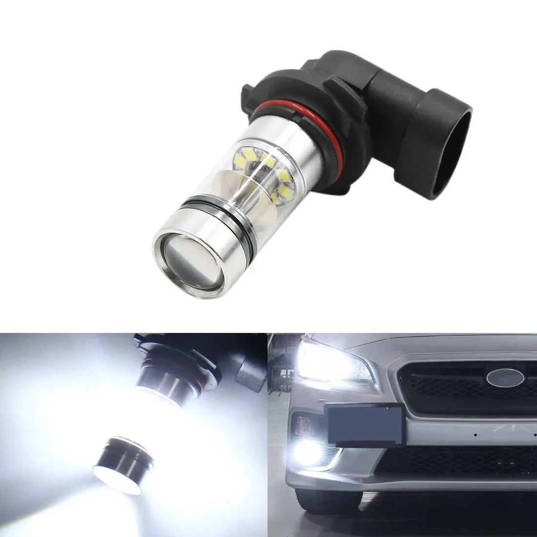 HB4 9006 9005 LED 100W 20SMD High Power LED 6000K White Fog Light Bulb Driving Lamp DRL12V