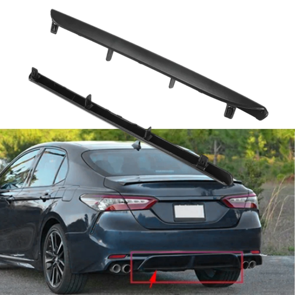 

For Toyota Camry SE XSE 2018 2019 2020 Left Right Rear Bumper Lower Plate Trim Molding Cover 52724-06010 52723-06010