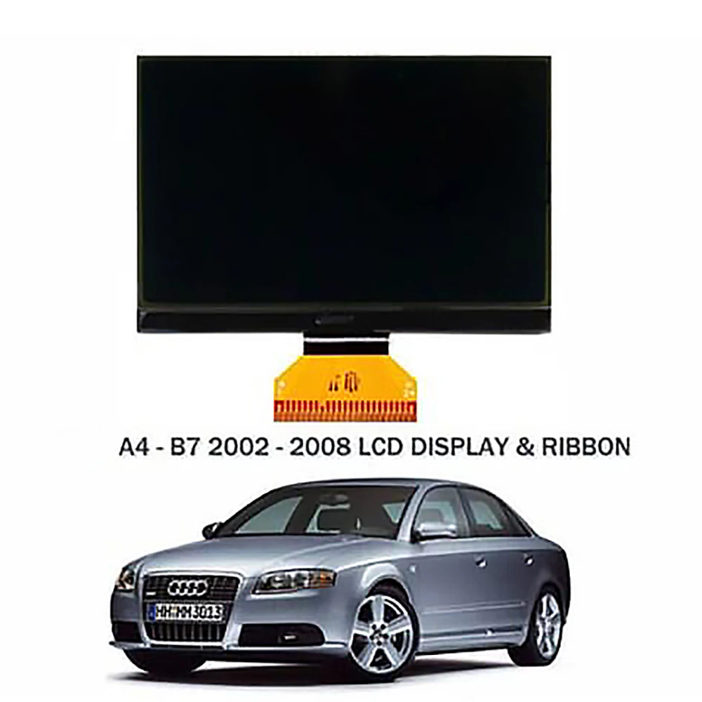 

5Pcs/lot Car LCD Screen Safe Operation FPC Connection Dashboard Screen Display for Audi A4 B6 B7 2002 2003 2008