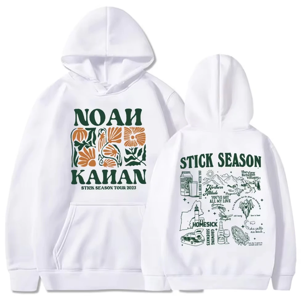 New Noah Kahan Stick Season Tour Merch Gift Fans Hoodies Pullover Tops Streetwear Unisex Pullover Oversized Fashion Sweatshirts