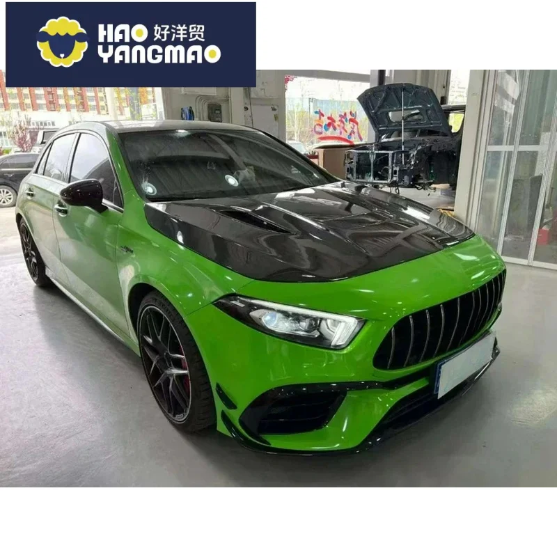 Suitable for Weather-Resistant FORMercedesBENZ AMGA35 Hood Dry Carbon Fiber