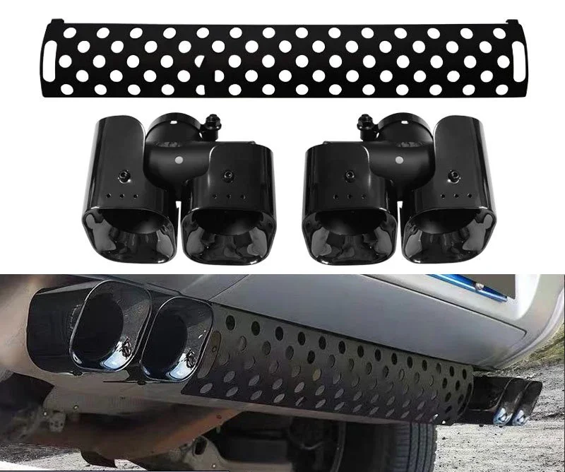 Suitable For Guard Modified Black Generation Kane Four Out Tail Throat Square 90/110 Exhaust