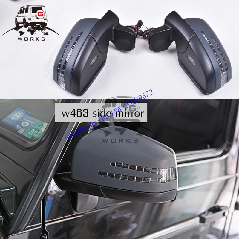 W463 rear view mirrors for  G-CLASS W463 G500 G550 G55 G63 side view door mirrors g63 side mirrors