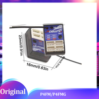 DUMBORC 4CH Gyro Mini Receiver P4FM P4FMG PWM for DDF X6 X6PM X5P X4 RC Transmitter Remote Controller DIY Car Boat X4FM X4FMG