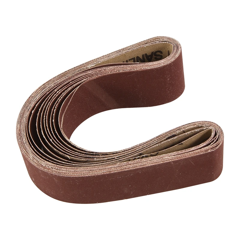 10แพ็ค686X50มม.เข็มขัดขัดอลูมิเนียมออกไซด์Sander Sanding Belt