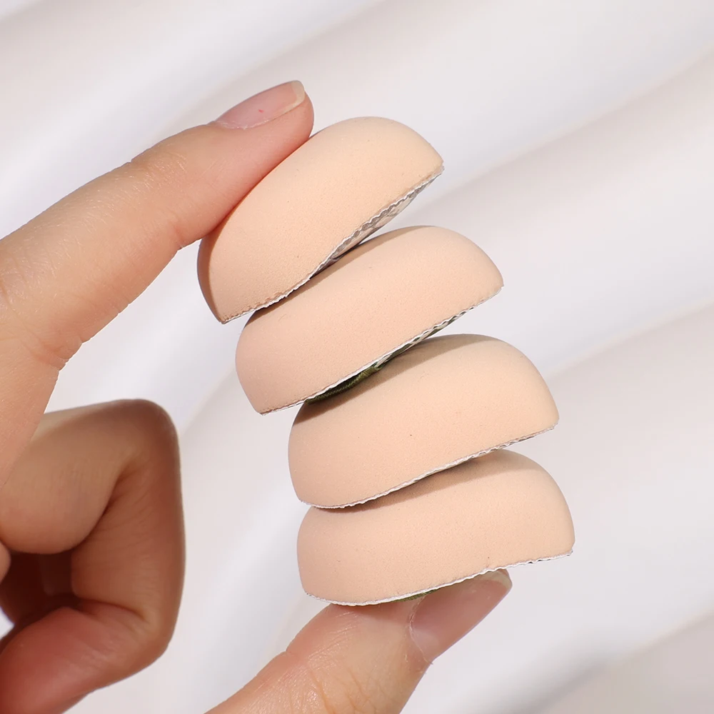 Vinger Pufjes Make-Up Spons Set Aanhoudende Nat Droog Gebruik Luchtkussen Concealer Markeerstift Blush Foundation Poeder Gezicht Cosmetische Trek