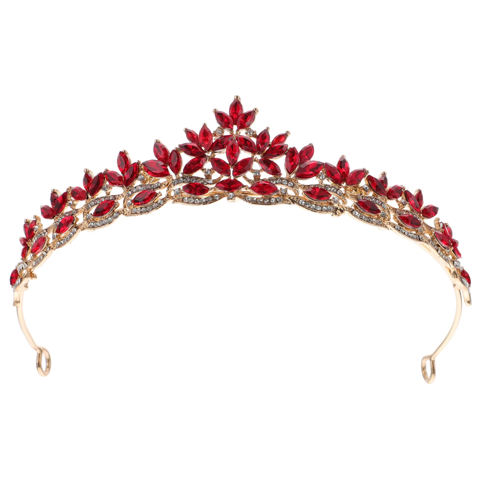 

Shining Rhinestone Padded Headband Crown Fashion Hair Jewelry for Wedding Engagement Party Prom Bridal Headdress Design
