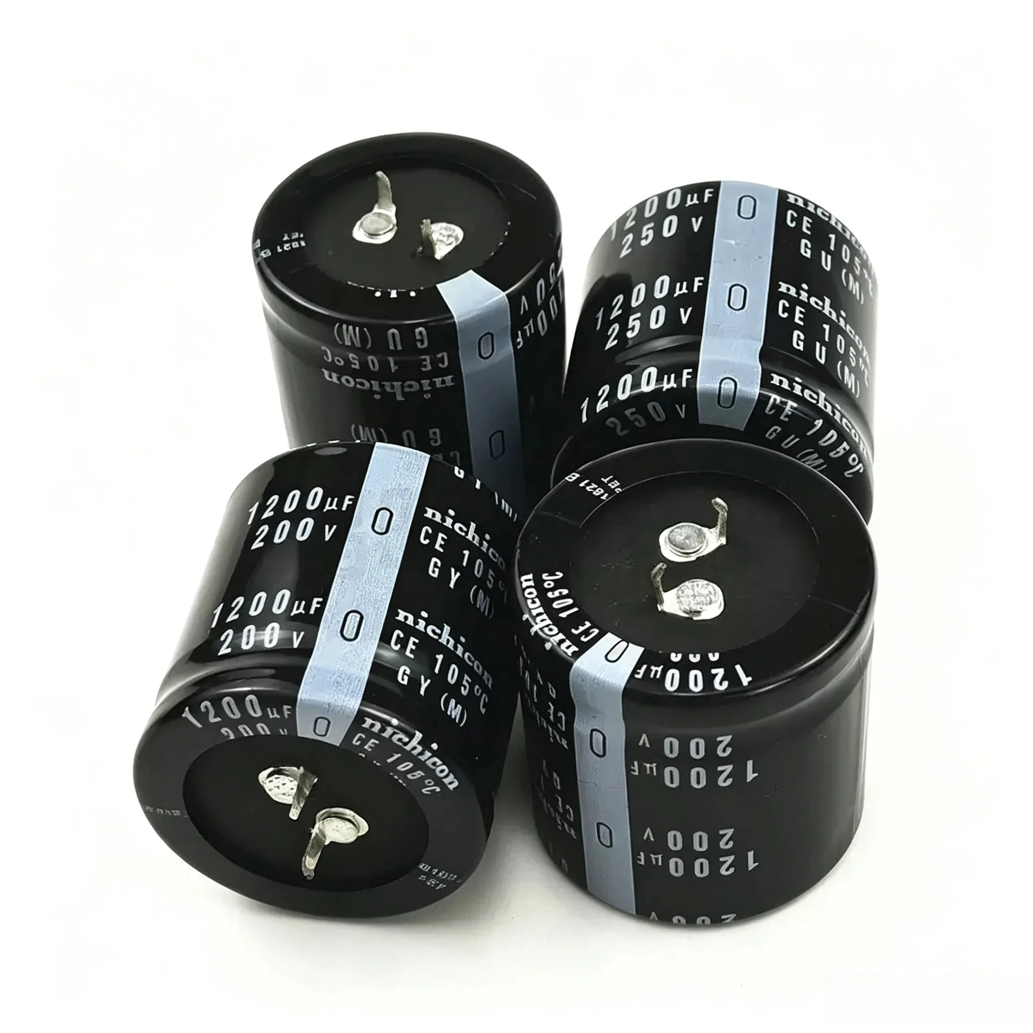 2pcs Brand new 200V 1200uF Capacitor 1200uF 250V Imported Nichicon 22X50 25X50 30X30 30X35 30X40 30X50 35X30 35X35 35X45 35X50