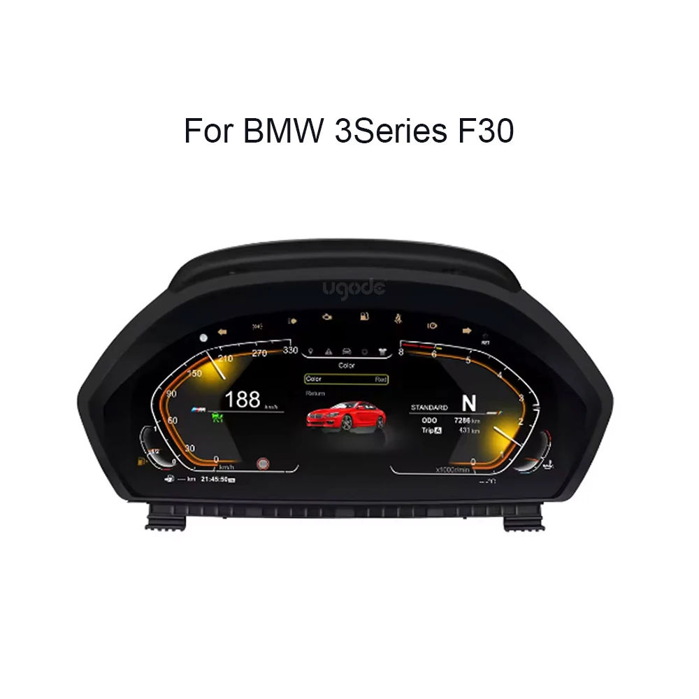 

Ugode 12,3-дюймовый цифровой ЖК-дисплей приборной панели для BMW 3 серии 4 F30 F31 F32 F33 F34 F36 F80 F82 F83 F84 Virtual Cockpit