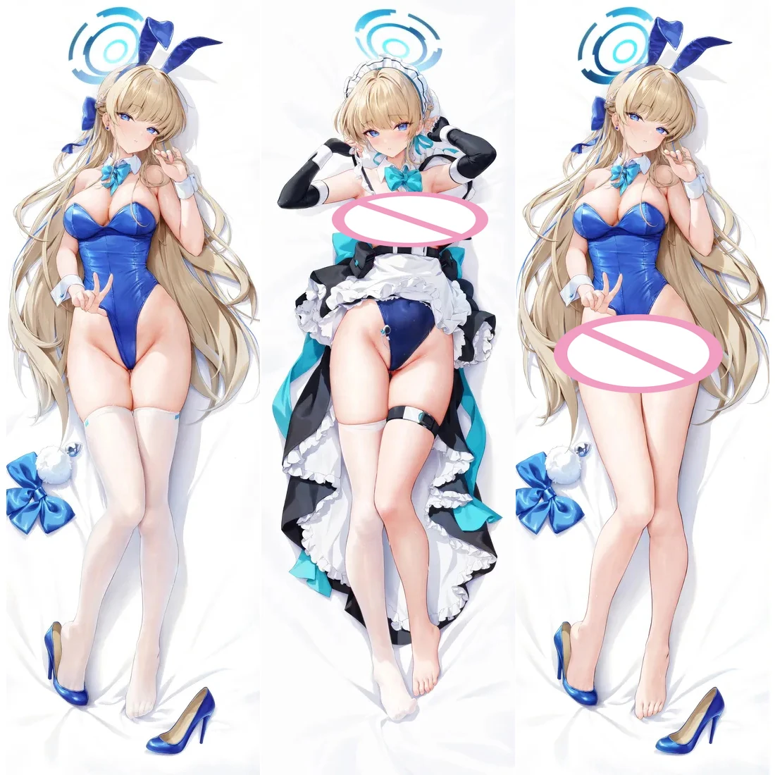 

NEW Game Anime Otaku Long Cushion Pillow Cover Blue Archive Asuma Toki Cosplay Sexy Girl Dakimakura Hugging Body Pillow Case