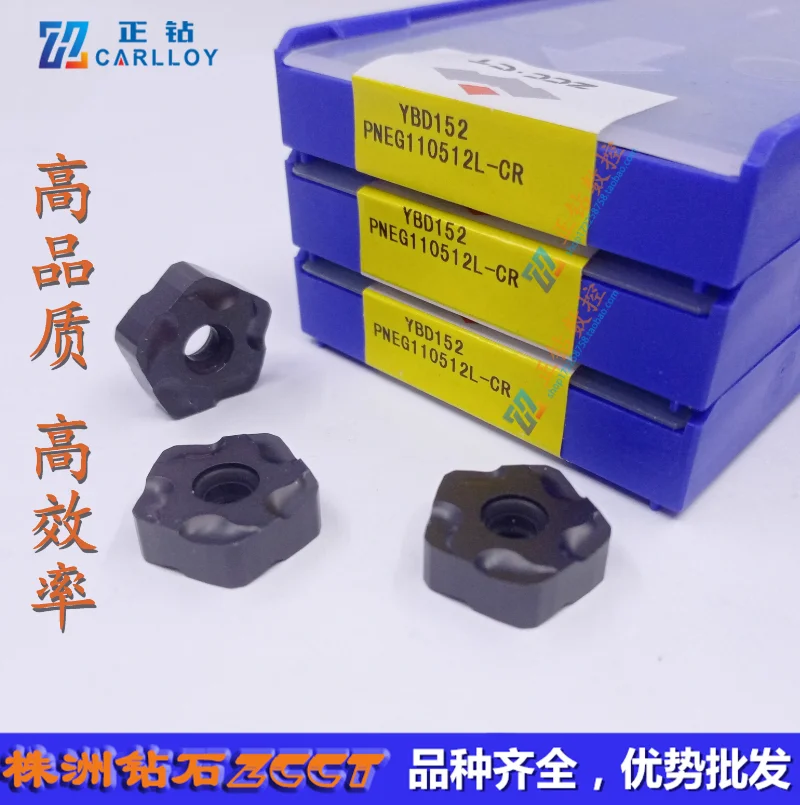 

Original ZCC.CT PNEG110512L-CR YBD152 PNEG110512 PNEG 110512carbide insert Process stainless steel