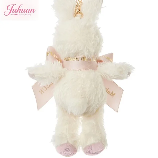 Japanese Fashion Sweet Cute New Rabbit Bow Rhinestone Bow Plush Pendant Women Bag Pendant