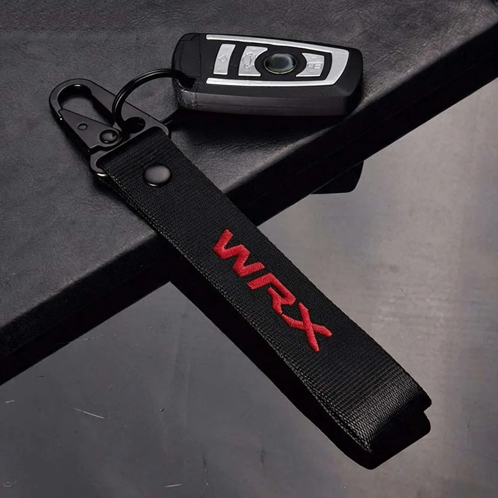 Nylon-Schlüsselanhänger im Stickerei-Stil für Subaru WRX – Detail 3