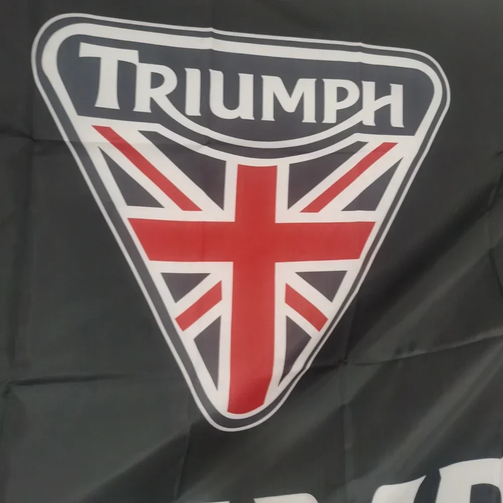 Triumphs Banner Racing Motorcycle Flag Outdoor Indoor Home Decor 90x150cm Polyester