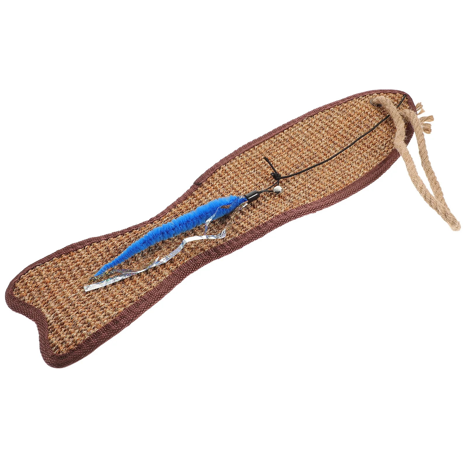 1Pcs Cat Scratching Pad Fish Shaped Sisal Protective Mat Claw Grinding Cushion Furniture Wrap Grinding Claw Pad