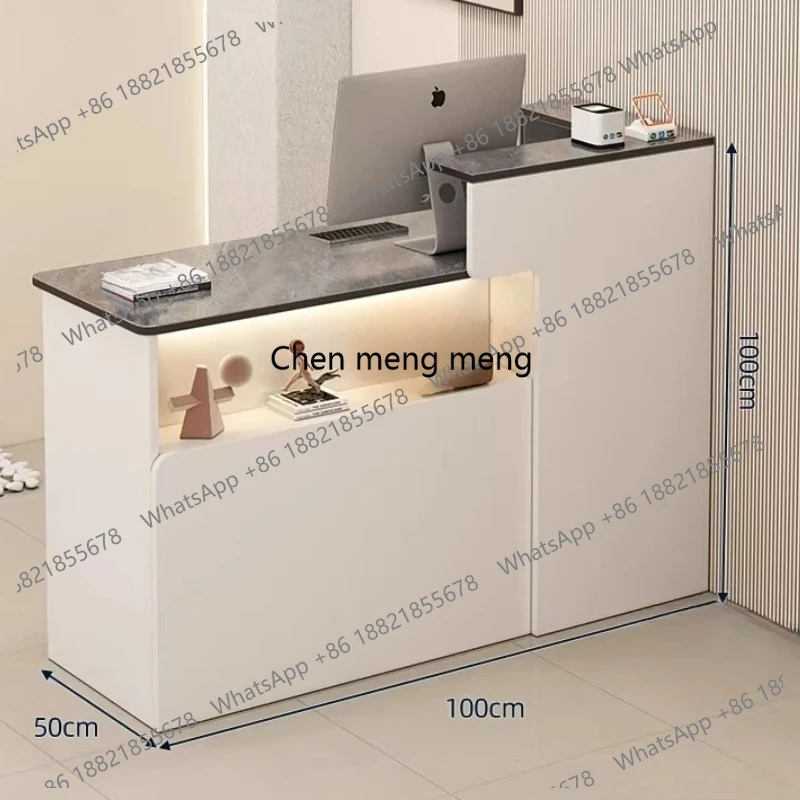 

Business Modern Reception Desk Beauty Salon Pharmacy Reception Desk Clothing Store Decor Coffee Mesa De Centro Beauty Furniture