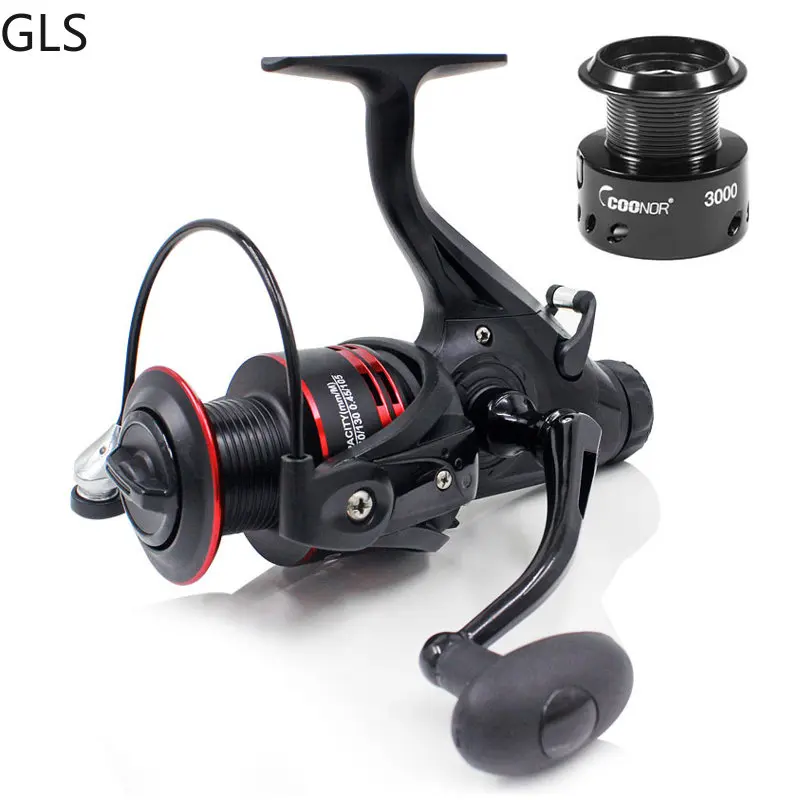 

GLS 3000 4000 5000 6000 Series With Spare Spool Fishing Reel 9+1BB High Quality Spinning Reel Fishing Accessories