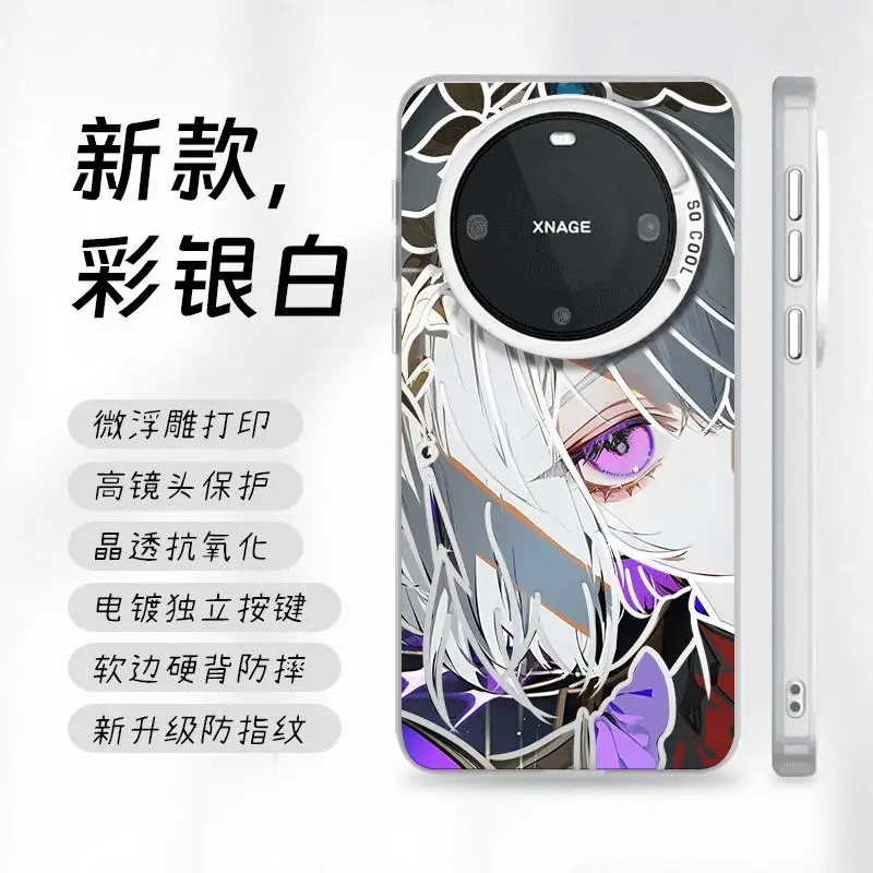 أنيمي كاستوريس هونكاي ستار السكك الحديدية قضية الهاتف آيفون 16 15 14 13 12 11 17 برو ماكس زائد الهواء البسيطة سانت فتاة غطاء مقاوم للصدمات