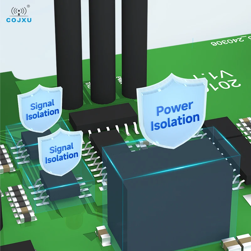 Módulo convertidor CH342F USB a RS485 de 2 vías grado Industrial COJXU E810-U21C tipo C alta protección EMC DC4.5 ~ 5.5V