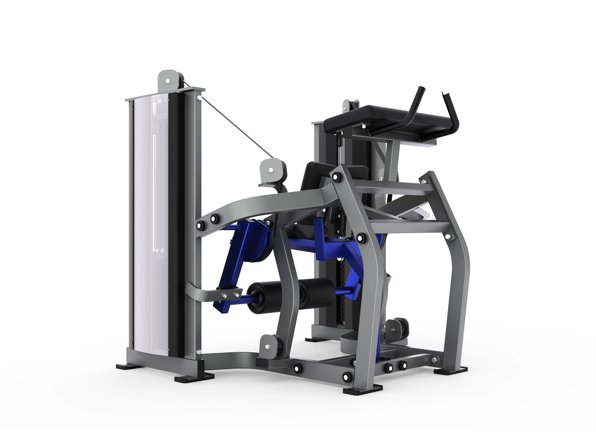 Coofull Kneeling Leg Curl Trainer Adjustable Steel Commercial Use Durable Safe Pin Load Selection Machine 100KG Weight Stack