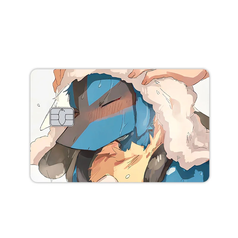 Anime Cartoon Diy Credit Card Skin Stickers Monster Character Cute Kawaii Waterproof Anti-Scratch Bank Debit Visa Card Cover