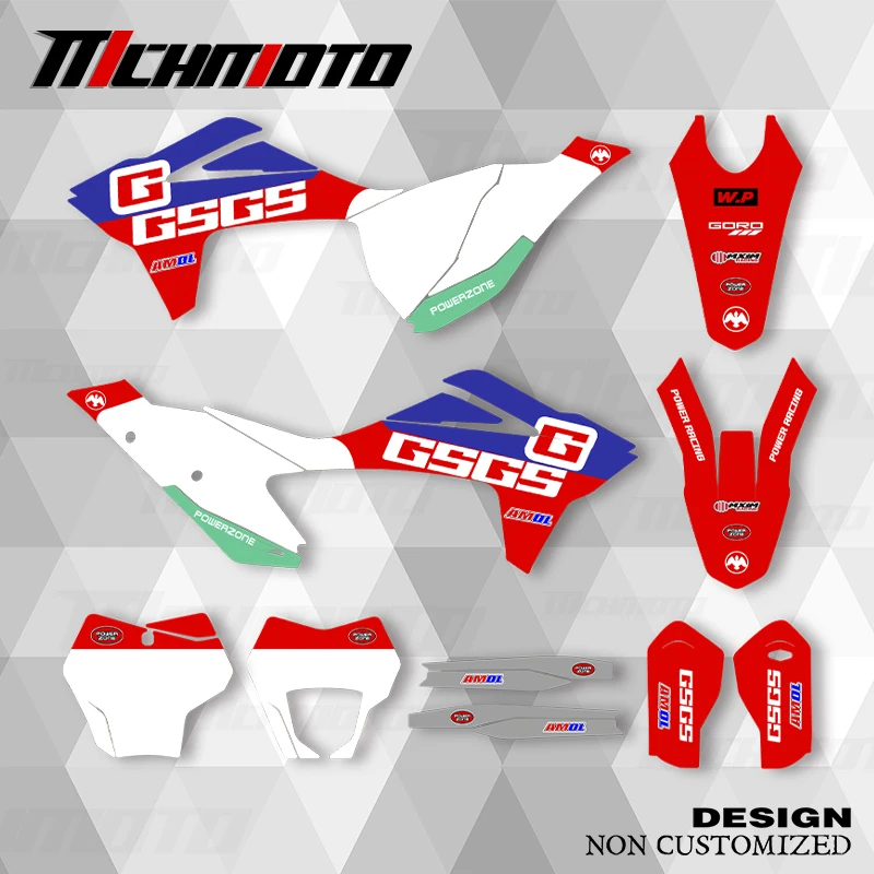 

MCHMFG New Style Graphics Decals Stickers Kits For GASGAS 2021 2022 2023 EC MC