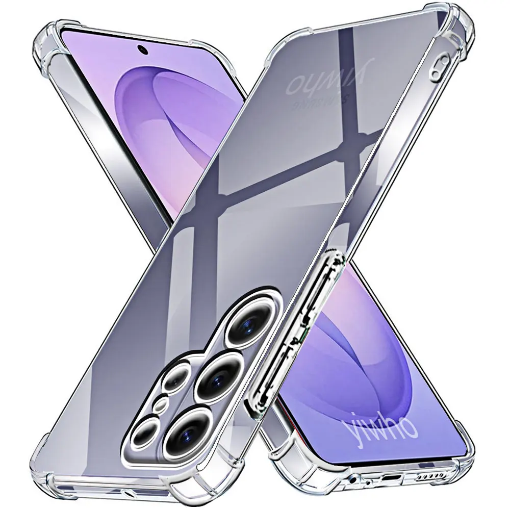 Protective Case for Samsung Galaxy S26 Ultra S25 Fe S26+ S25+ S 26 Plus Transparent Soft Back  Soft TPU Cover Galaxys26 S25fe