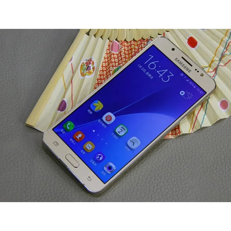 Samsung Galaxy J7 J710F (2016) 4G Mobile Phone  5.5'' 2GB+16GB Dual SIM Card Quad-Core Original  Android Refurbished Phone