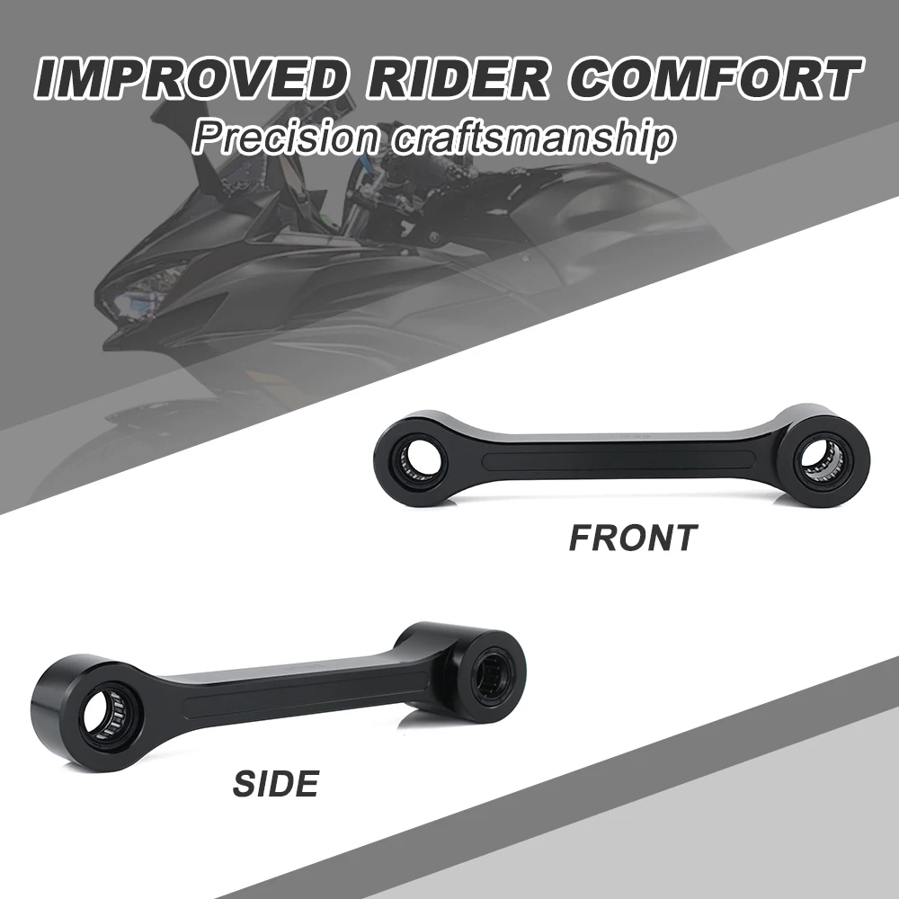 

Motorcycle Lowering Links Kit Fit For Kawasaki Ninja 650 Z650 2017-2024 Z650RS 2022 2023 2024 Rear Suspension Drop Links