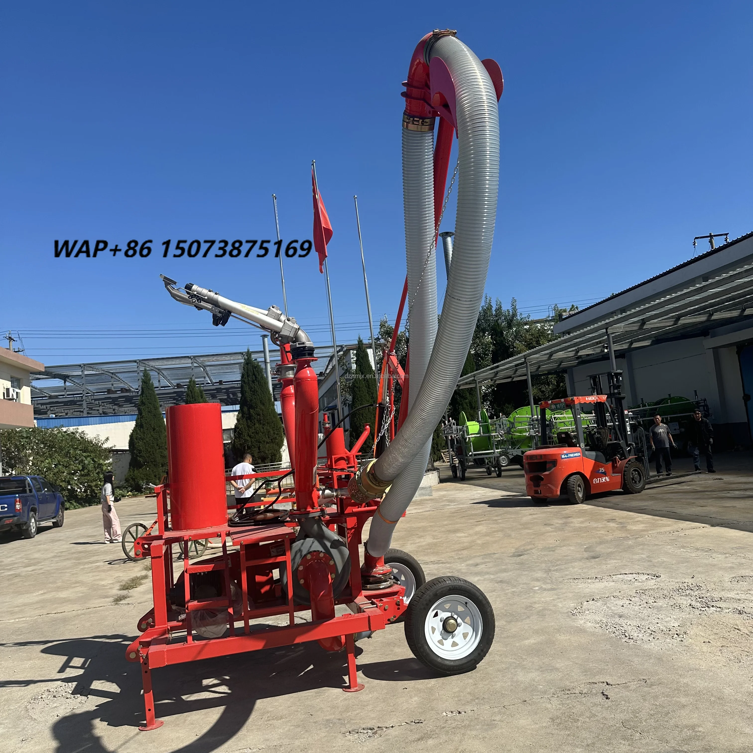 Tractor-Mounted Sprinkler Large Digital High-Efficiency Farmland Irrigation Machine 100-meter center pivot sprinkler;