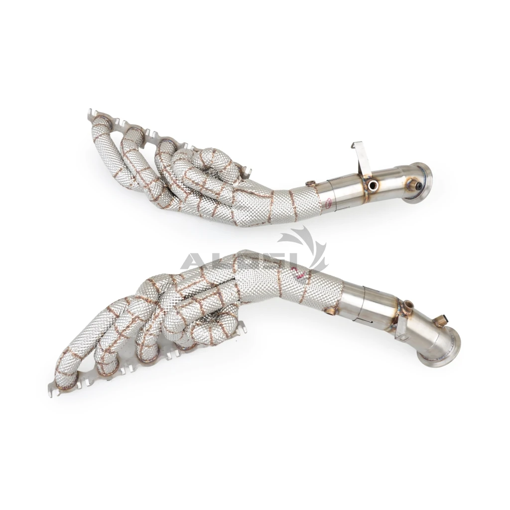 For Lamborghini Huracan STO 5.2 2020-2025 high-performance stainless steel pipe muffler exhaust system with thermal insulation