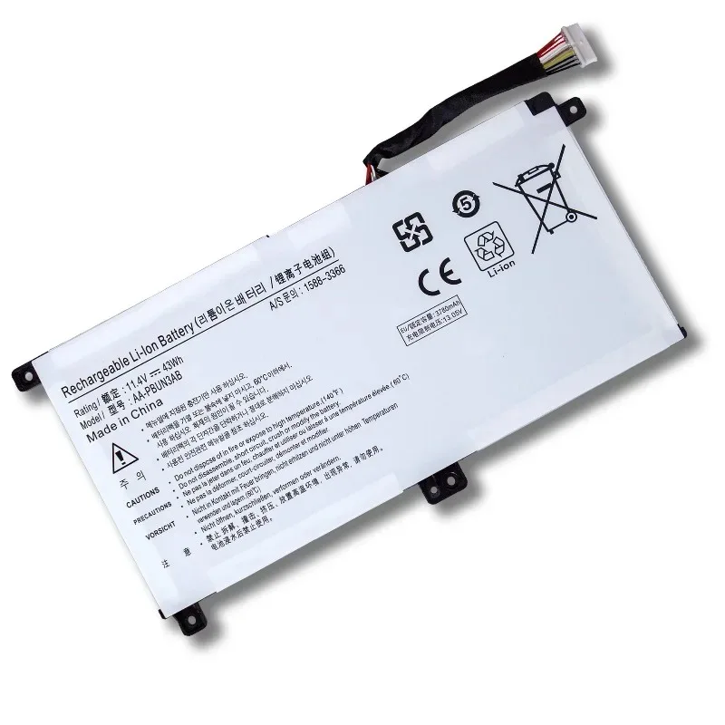 

AA-PBUN3AB 43Wh Laptop Battery for Notebook 7 BA43-00377A NP740U3M-K01US NP740U3L-L02US NP800G5M 800G5M NP740U5M Bateria