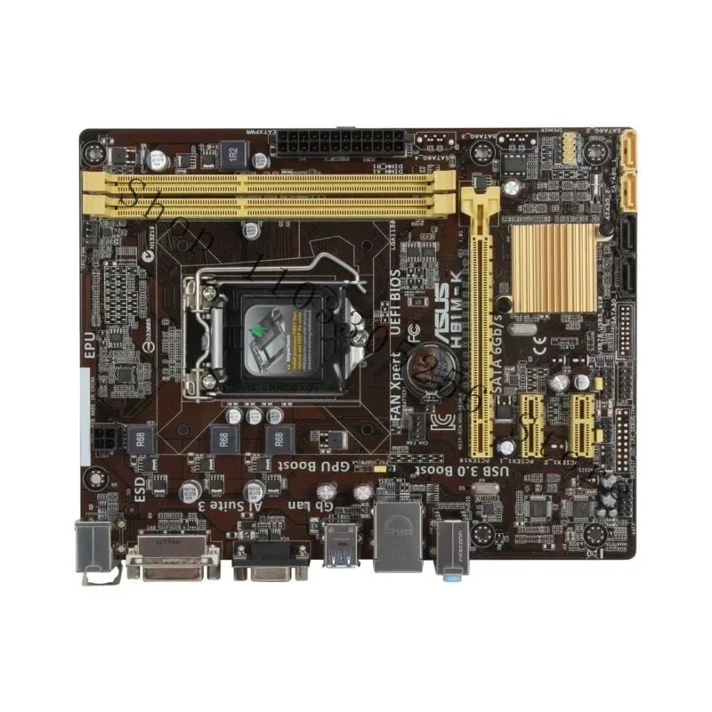 WYORESY FOR ASUS H81M-K Motherboard Support 4 Generation i5-4590 DDR3 16G H81 LGA1150