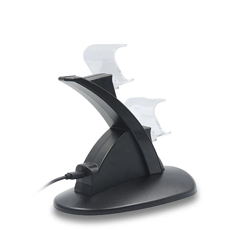 Controller Charger for PS4/PS4 Slim/PS4 Pro, Charging Station Dock for Dual Playstation 4 Controllers with LED Micro USB Ports