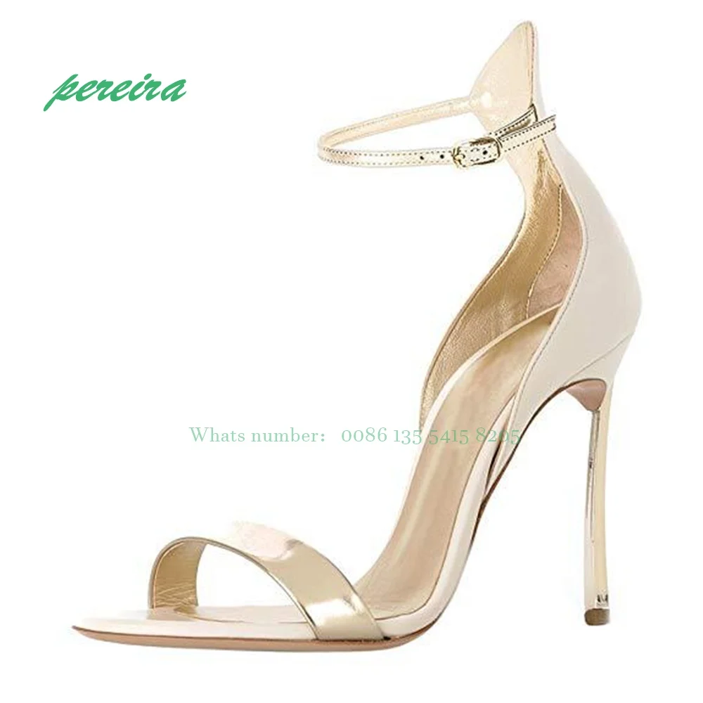 Petal Heel Leather Women\'s Sandals 2022 New Designer Open Toe High Heels Sexy Solid One Strap Party Shoes Elegant Luxury Shoes