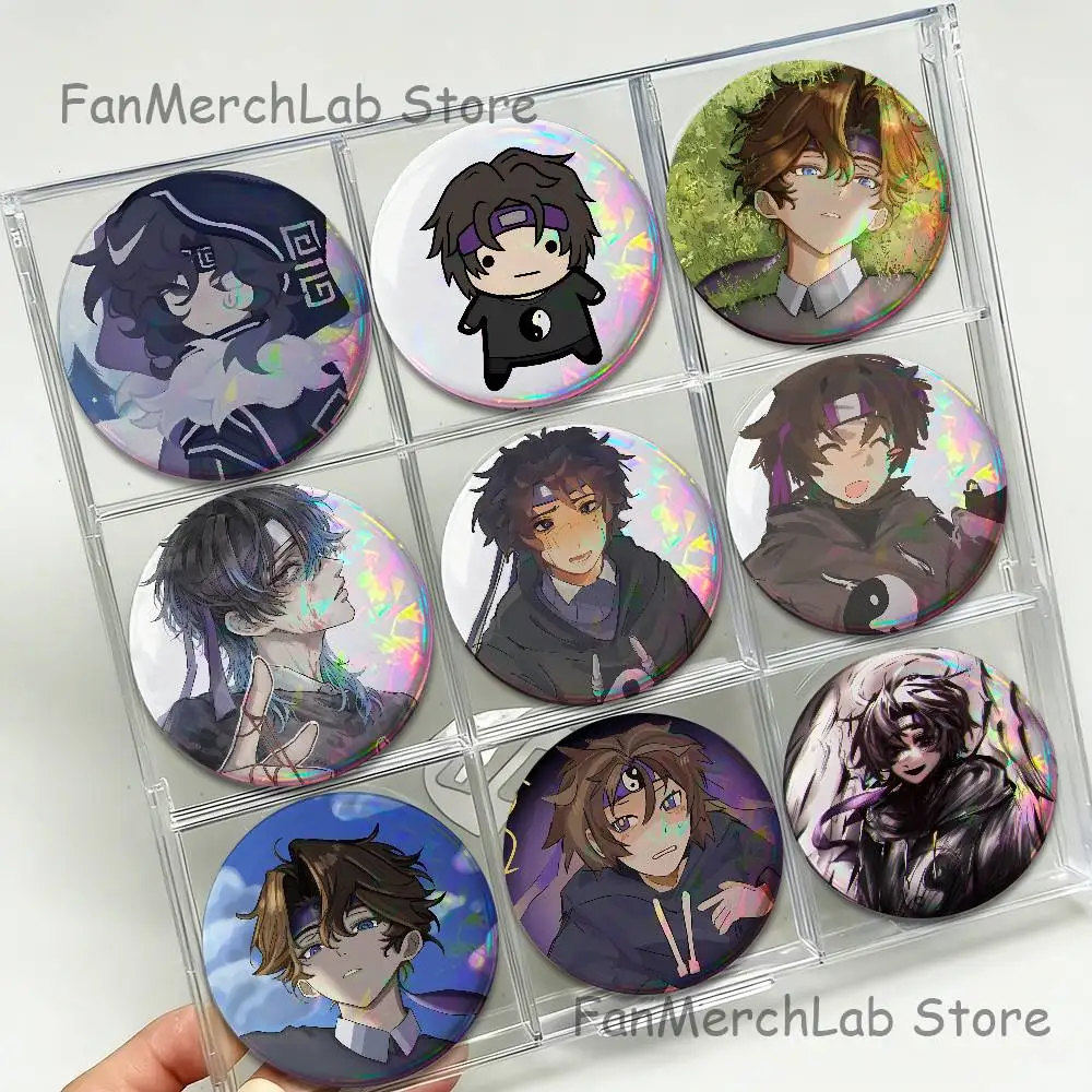 W-Wifie Cartoon Anime Music Button Pin Brooch Jewelry Decoration Gift 22mm 32mm 44mm 58mm 75mm