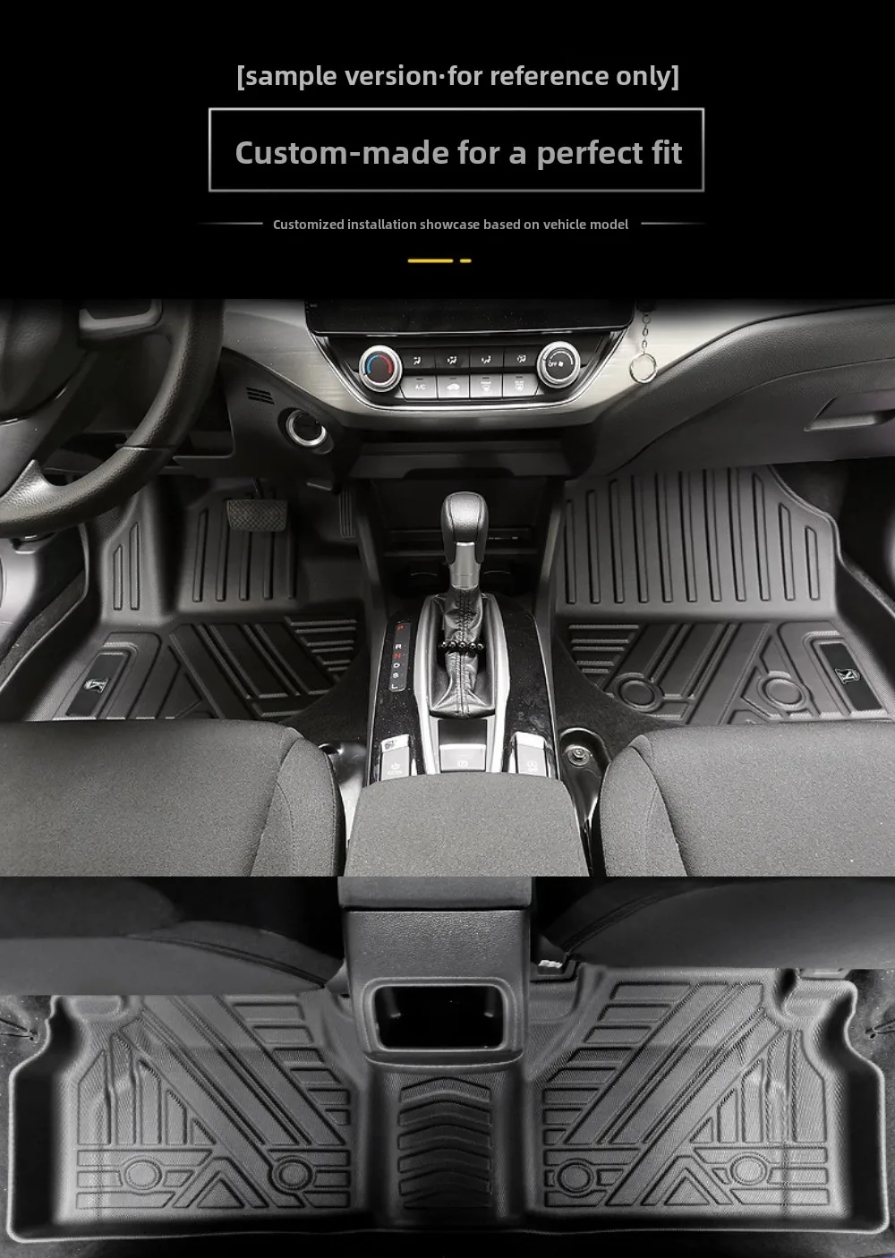 TPE floor mats for the 2025 Jeep Wrangler five-door (RHD) rubber door sills; waterproof, wear-resistant, and odorless. - view 4