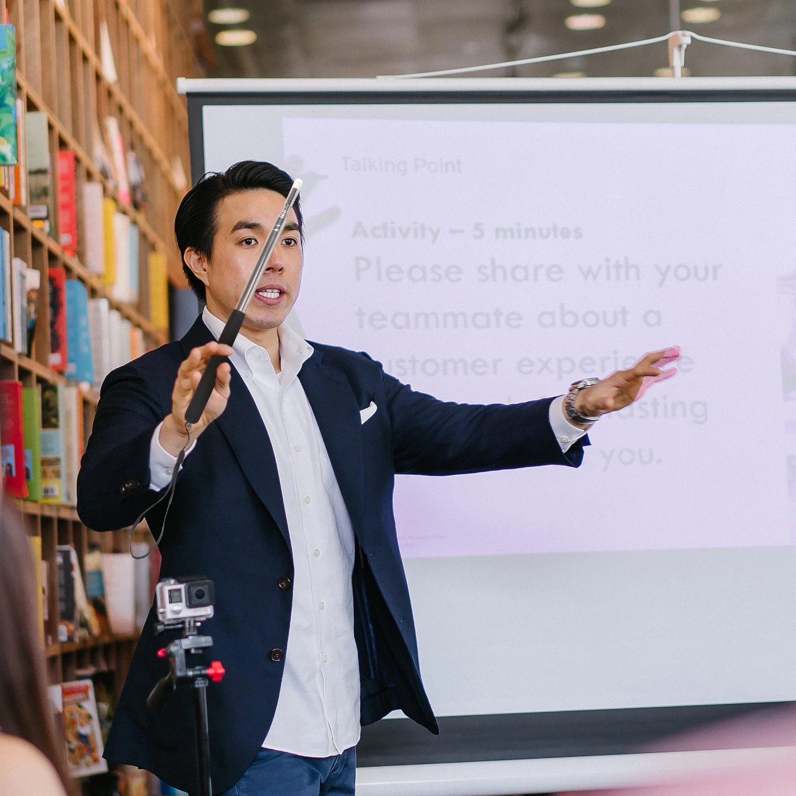 3 قطع قلم تعليم تلسكوبي خفيف الوزن قابل للسحب ومؤشر الفصول الدراسية للمعلمين والطلاب والمهندسين