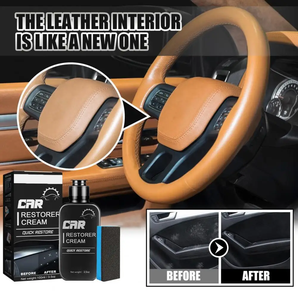 Leather Couch Scratch Repair Cream Leather Recoloring Balm Automotive Leather Scratch Repair Balm Eco-friendly Restorer Cream