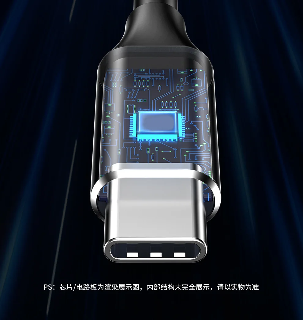 USB3.2 Kabel Gen2 USB Typ C Voll Funktionsfähig 20Gbps Übertragungsgeschwindigkeit Datenkabel 3m 2m 1m Kurz 8K 60Hz 240W Schnellladekabel – Detail 15