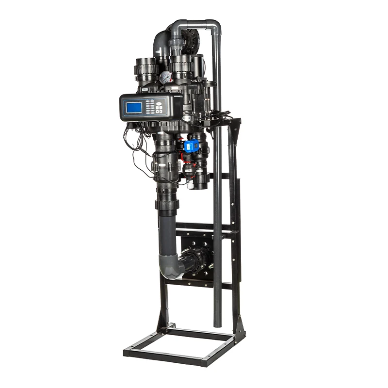50000L/H Double Tank Single Valve Filter Regeneration Control Valve Motor Gear for Large Water Softener Treatment 1 Year