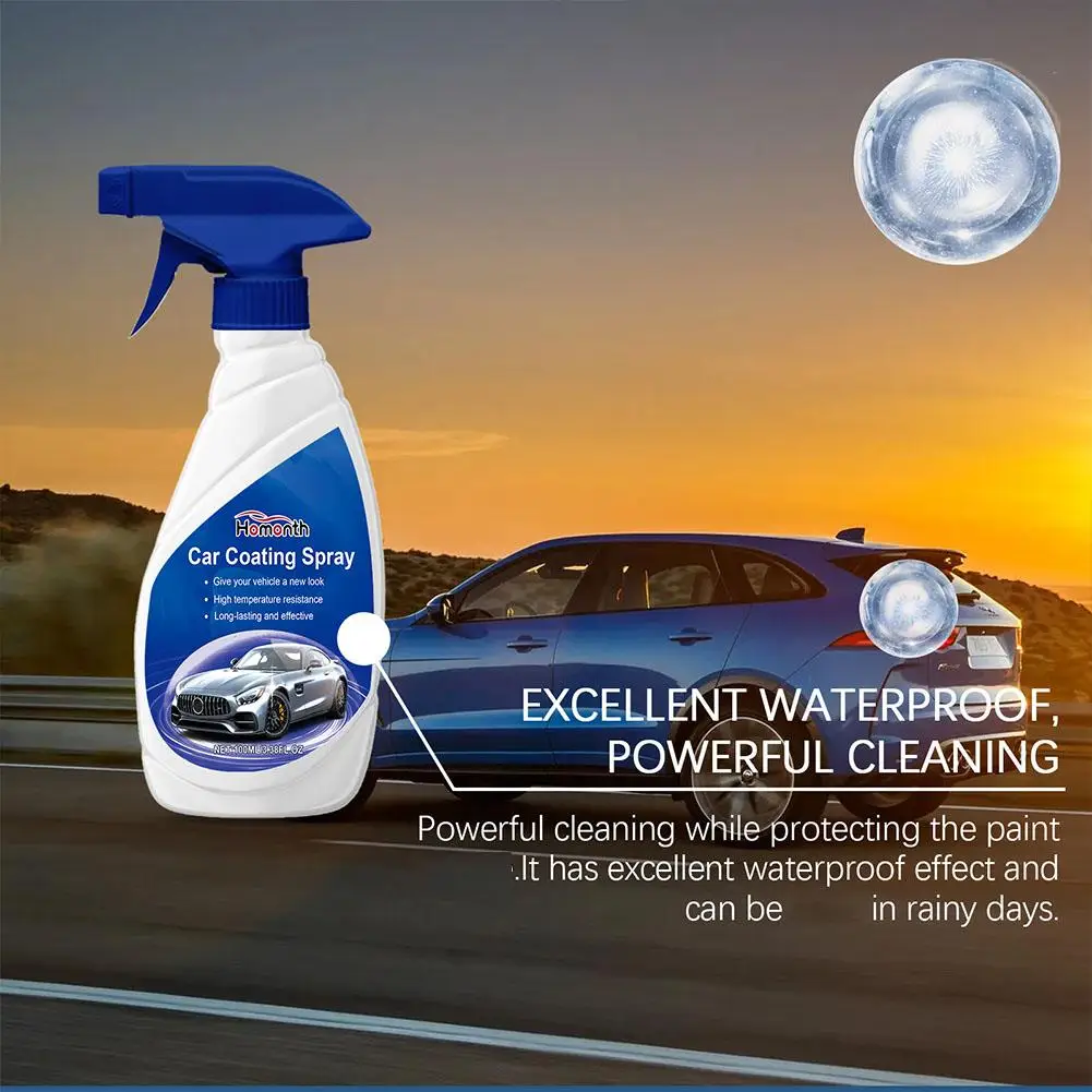 

100ml Car Ceramic Coating Spray Quick Nano-Coating Agent Care Car Cleaning Accessories Plating Wax Paint Car Crystal P1V0