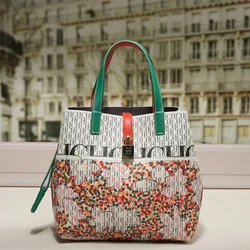 New Unique Large Capacity Women's Bucket Bag Shoulder Bag Classic Retro Exquisite Print Multi Style Multi Purpose