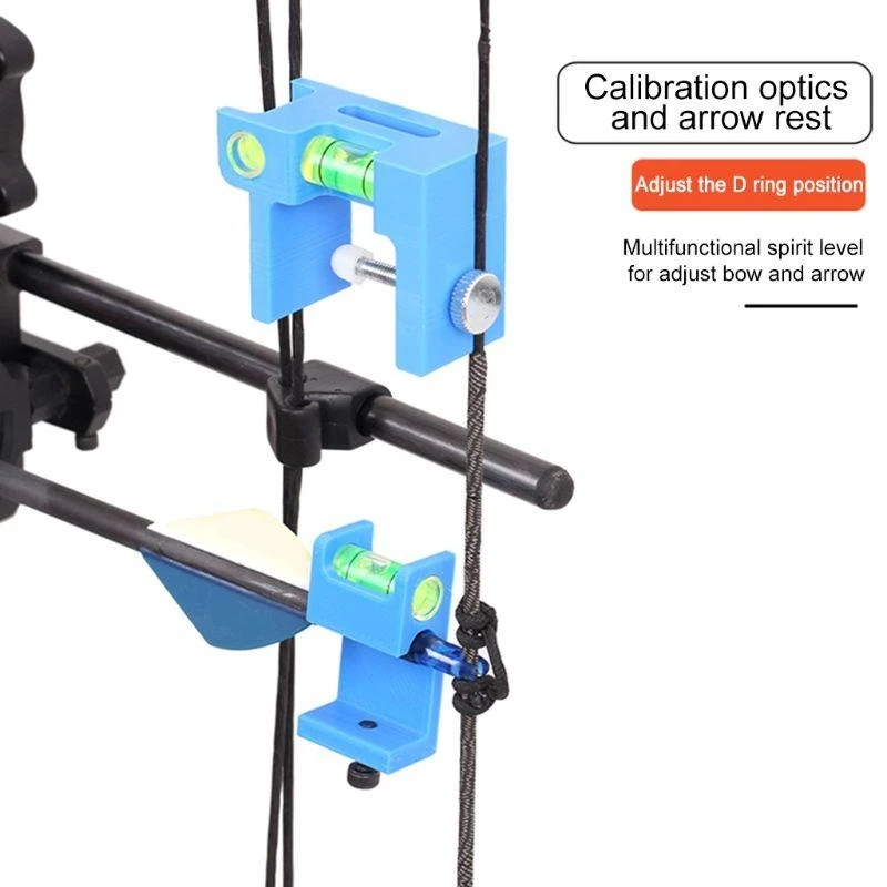 U1JC 2 Pcs Bow Level Positioner Adjustment Tool Durable Compound Bow Parallel